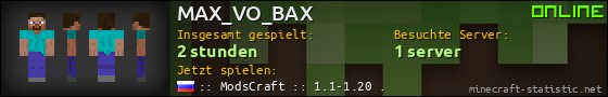 Benutzerleisten 560x90 für MAX_VO_BAX