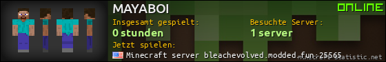 Benutzerleisten 560x90 für MAYABOI