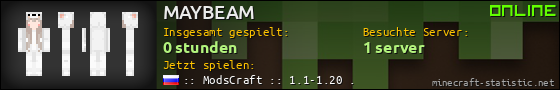 Benutzerleisten 560x90 für MAYBEAM