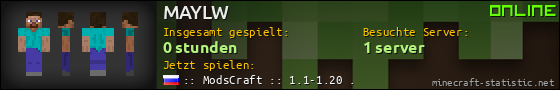Benutzerleisten 560x90 für MAYLW