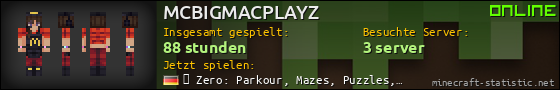 Benutzerleisten 560x90 für MCBIGMACPLAYZ