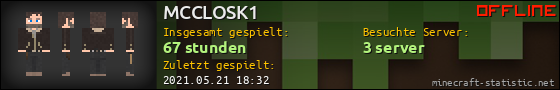 Benutzerleisten 560x90 für MCCLOSK1
