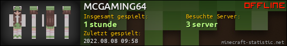 Benutzerleisten 560x90 für MCGAMING64