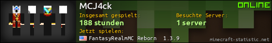 Benutzerleisten 560x90 für MCJ4ck