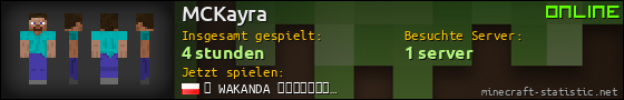 Benutzerleisten 560x90 für MCKayra