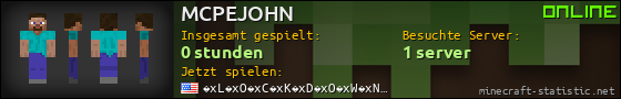 Benutzerleisten 560x90 für MCPEJOHN