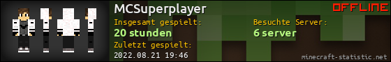 Benutzerleisten 560x90 für MCSuperplayer