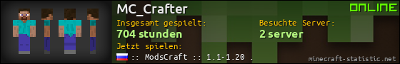 Benutzerleisten 560x90 für MC_Crafter