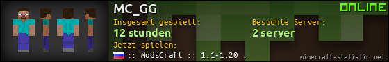Benutzerleisten 560x90 für MC_GG