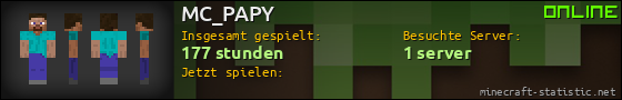 Benutzerleisten 560x90 für MC_PAPY