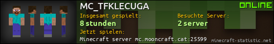 Benutzerleisten 560x90 für MC_TFKLECUGA