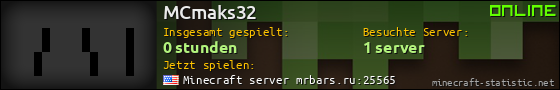 Benutzerleisten 560x90 für MCmaks32