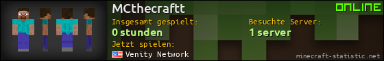 Benutzerleisten 560x90 für MCthecraftt