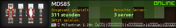 Benutzerleisten 560x90 für MDS85