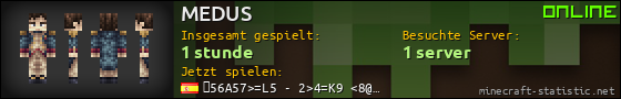 Benutzerleisten 560x90 für MEDUS
