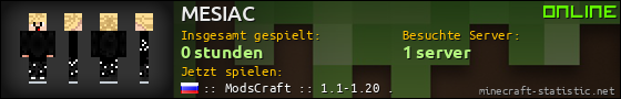 Benutzerleisten 560x90 für MESIAC