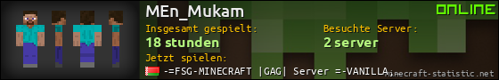 Benutzerleisten 560x90 für MEn_Mukam