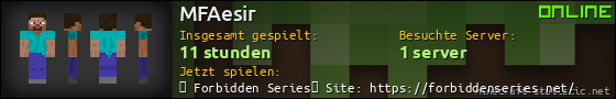 Benutzerleisten 560x90 für MFAesir