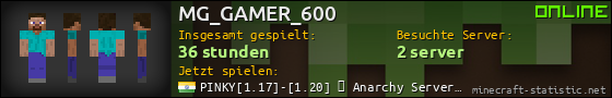 Benutzerleisten 560x90 für MG_GAMER_600