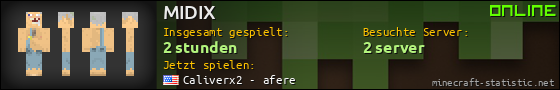 Benutzerleisten 560x90 für MIDIX