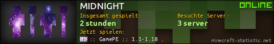 Benutzerleisten 560x90 für MIDNIGHT