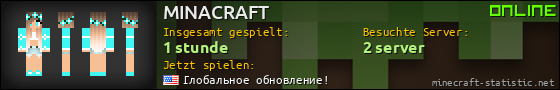 Benutzerleisten 560x90 für MINACRAFT