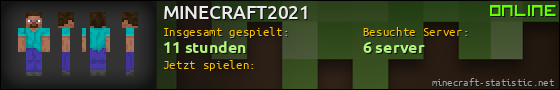 Benutzerleisten 560x90 für MINECRAFT2021