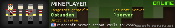 Benutzerleisten 560x90 für MINEPLAYER