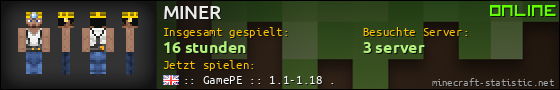 Benutzerleisten 560x90 für MINER