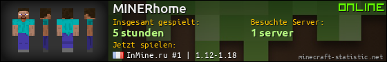 Benutzerleisten 560x90 für MINERhome