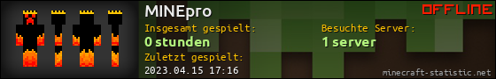 Benutzerleisten 560x90 für MINEpro