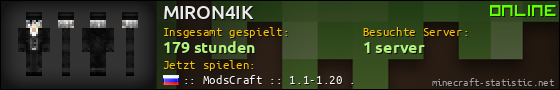 Benutzerleisten 560x90 für MIRON4IK