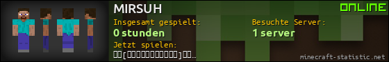 Benutzerleisten 560x90 für MIRSUH