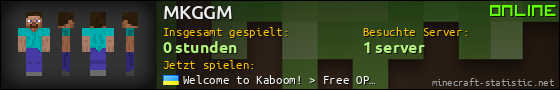 Benutzerleisten 560x90 für MKGGM