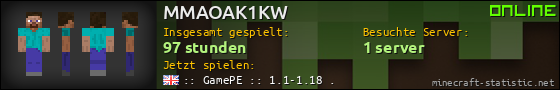 Benutzerleisten 560x90 für MMAOAK1KW