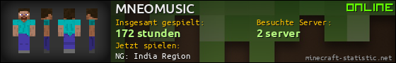 Benutzerleisten 560x90 für MNEOMUSIC
