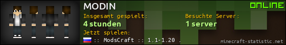 Benutzerleisten 560x90 für MODIN