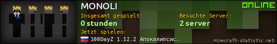 Benutzerleisten 560x90 für MONOLI