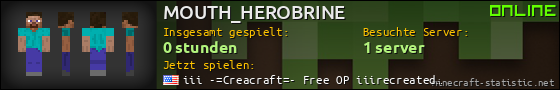 Benutzerleisten 560x90 für MOUTH_HEROBRINE