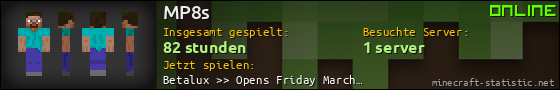 Benutzerleisten 560x90 für MP8s