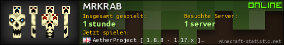 Benutzerleisten 560x90 für MRKRAB