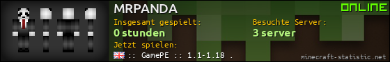 Benutzerleisten 560x90 für MRPANDA
