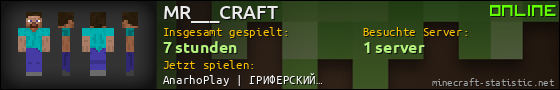 Benutzerleisten 560x90 für MR___CRAFT