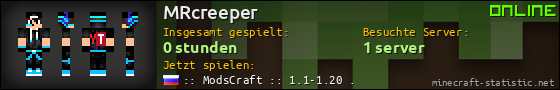 Benutzerleisten 560x90 für MRcreeper