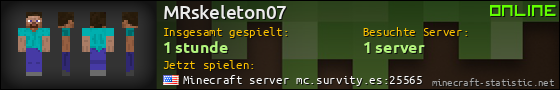 Benutzerleisten 560x90 für MRskeleton07