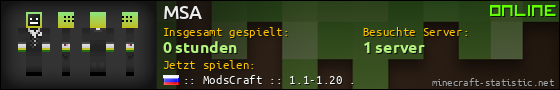 Benutzerleisten 560x90 für MSA