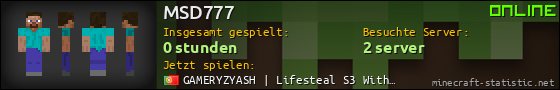 Benutzerleisten 560x90 für MSD777