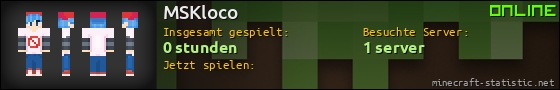 Benutzerleisten 560x90 für MSKloco