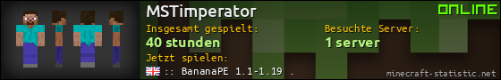 Benutzerleisten 560x90 für MSTimperator