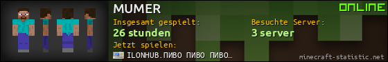 Benutzerleisten 560x90 für MUMER